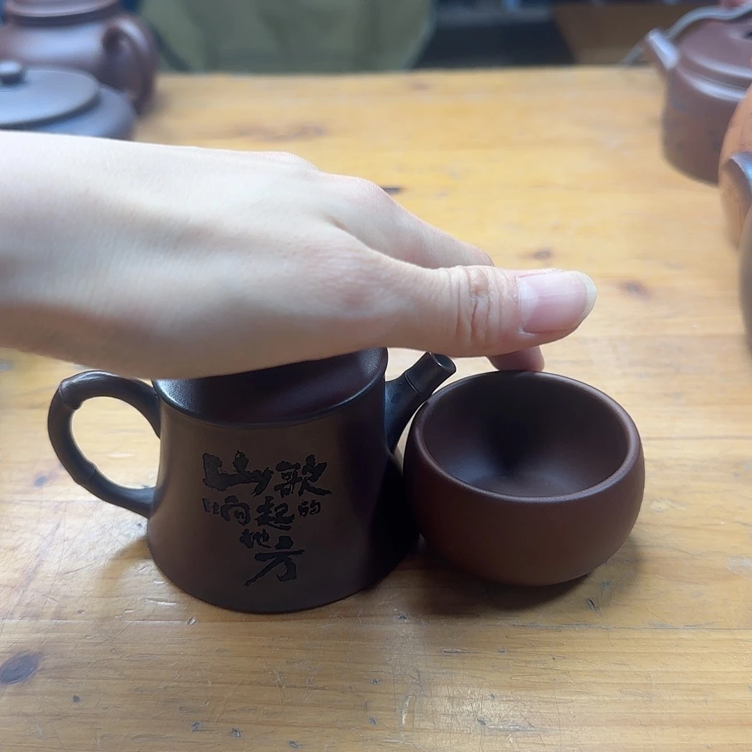 紫砂茶壶民间手艺人全手工制作