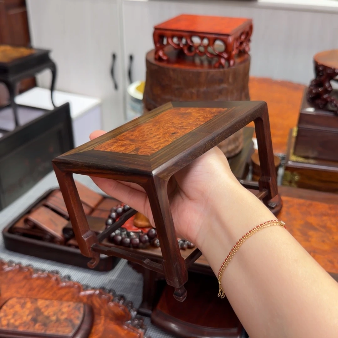 木大红酸枝交趾黄檀底座