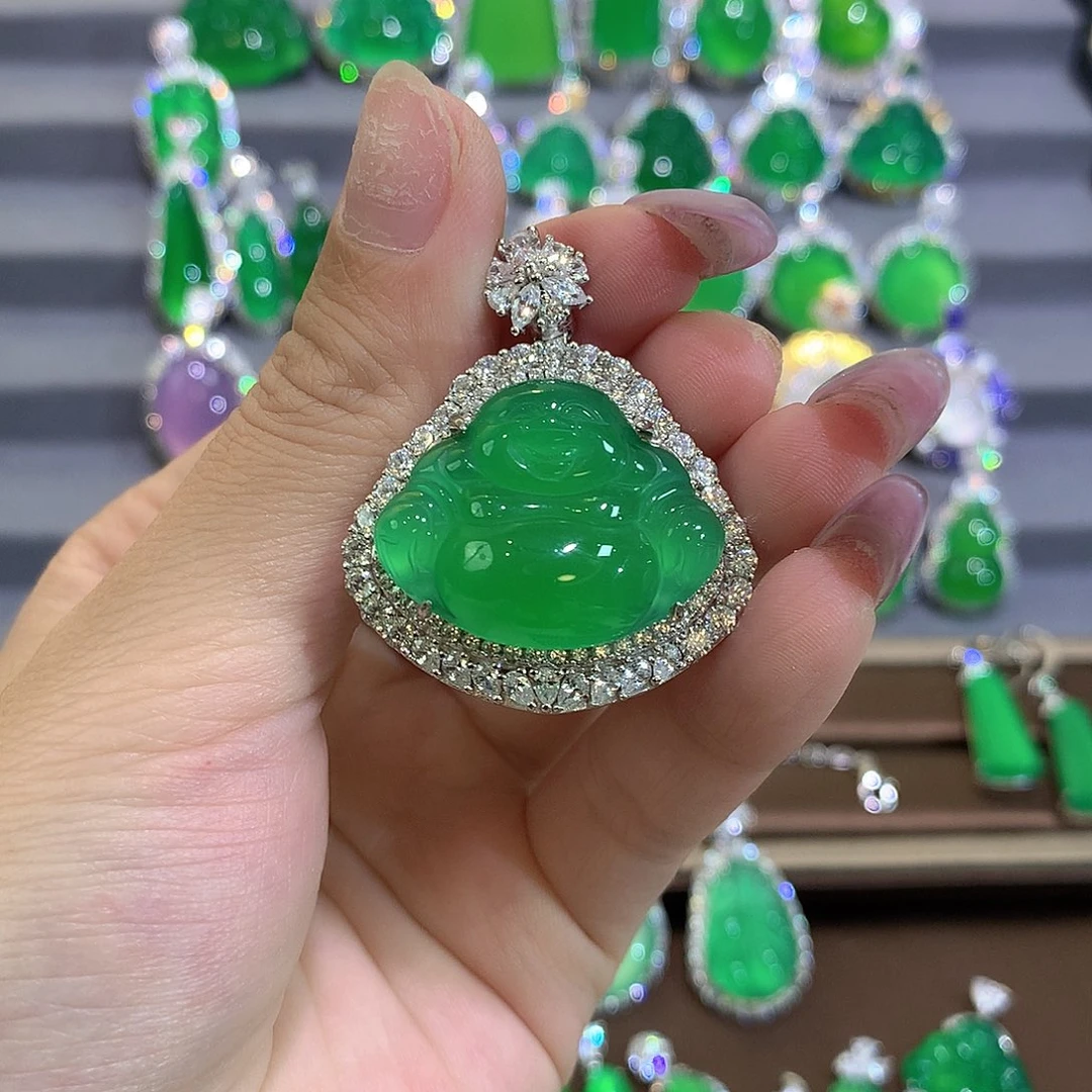 玛瑙/玉髓颈饰银S925镶嵌万****?