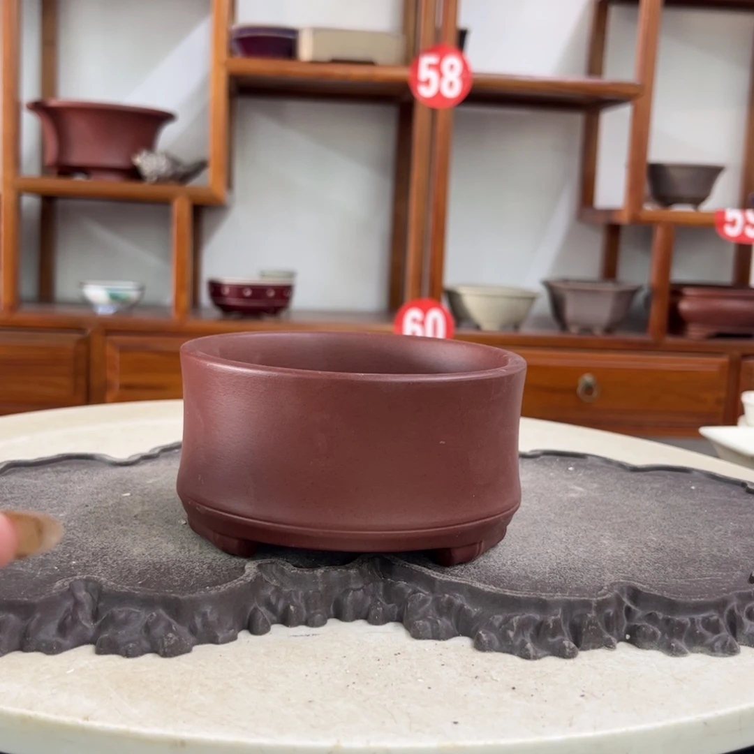 紫砂花盆瑕疵6-11。。。