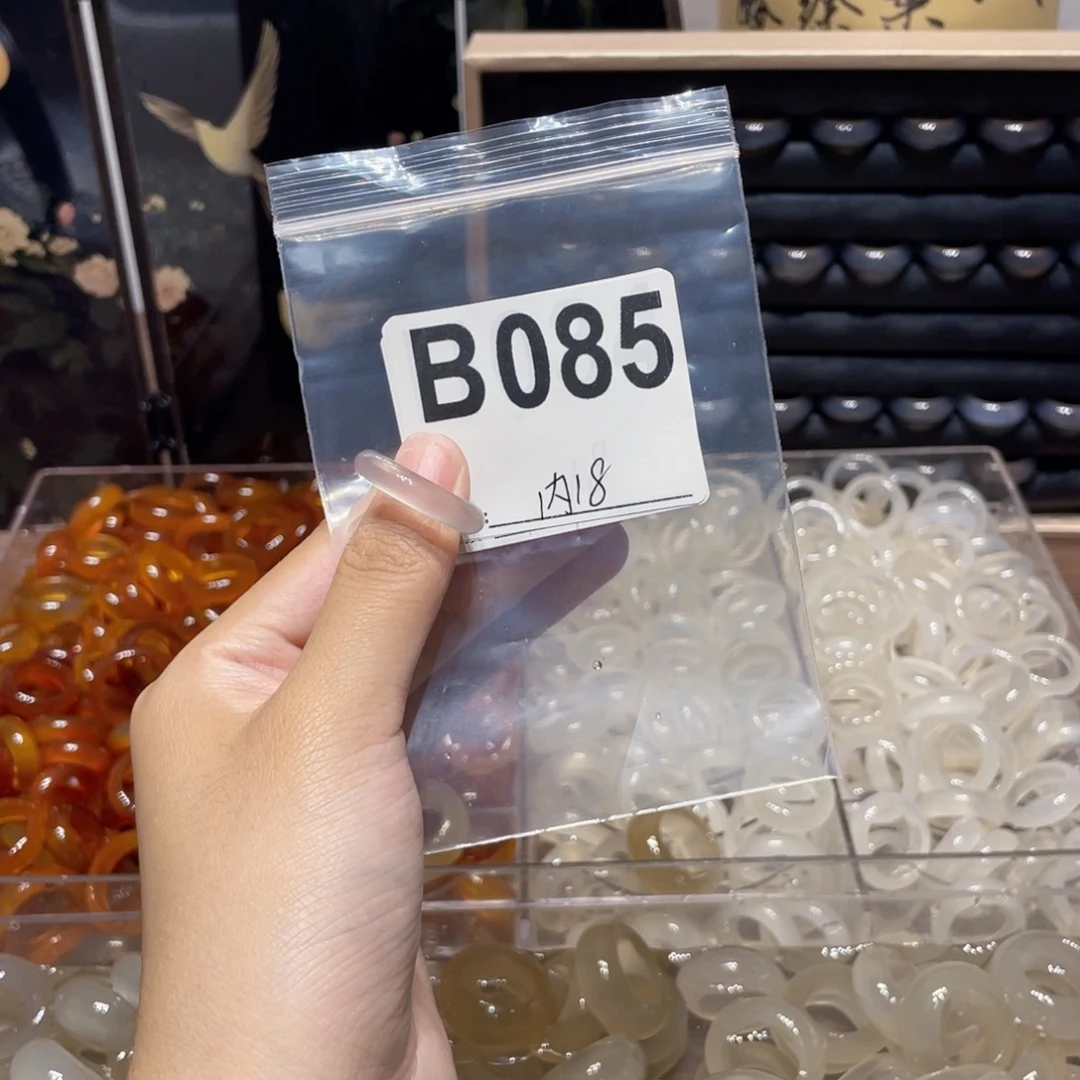 玛瑙/玉髓未镶嵌戒指085