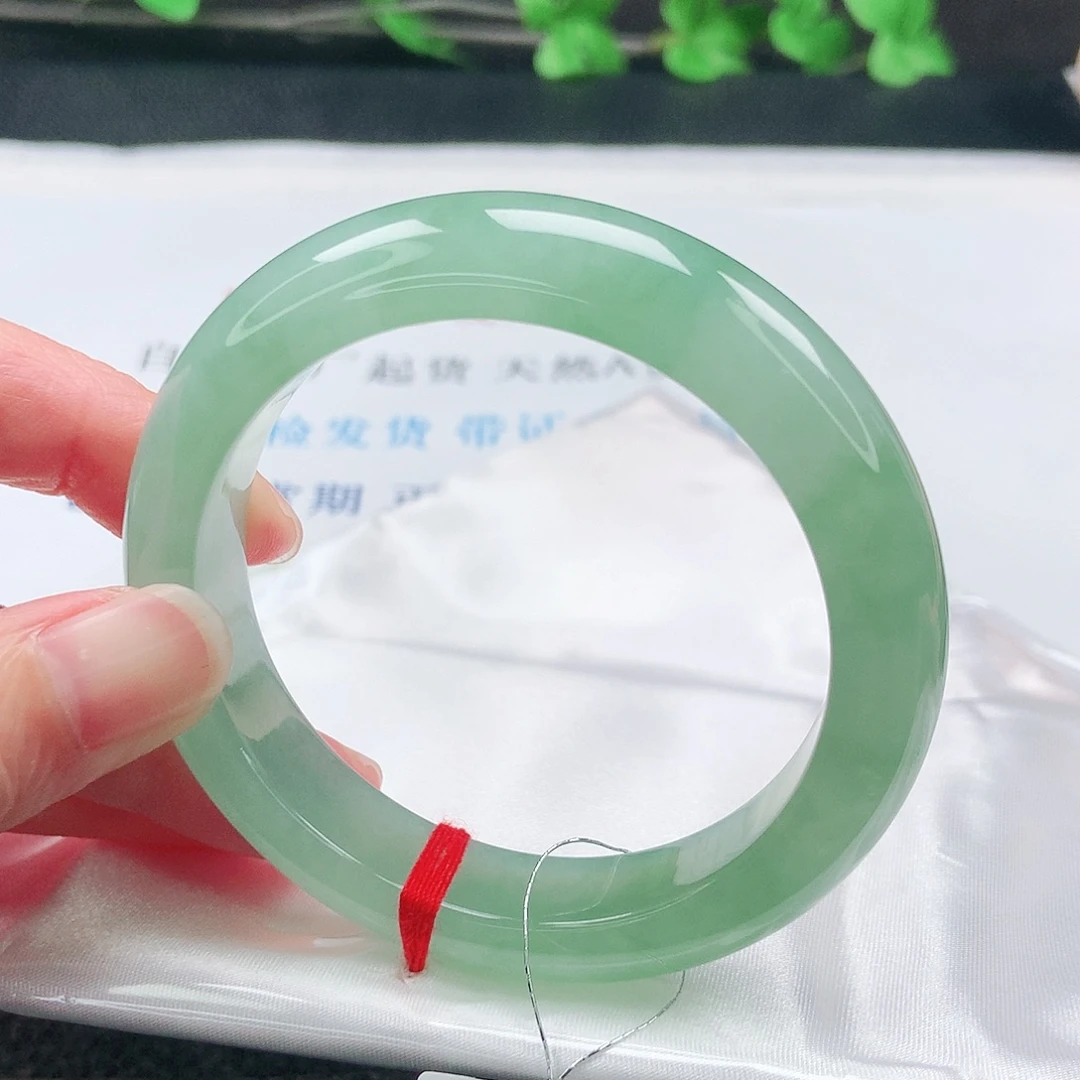 未镶嵌手镯翡翠55圈
