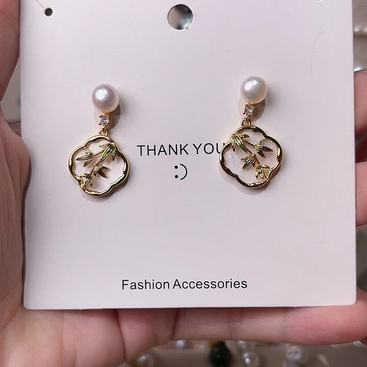 未镶嵌耳饰淡水珍珠