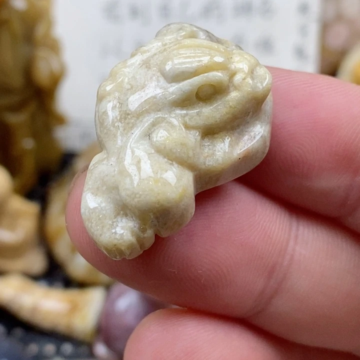 颈饰未镶嵌硅化珊瑚（珊瑚玉）小