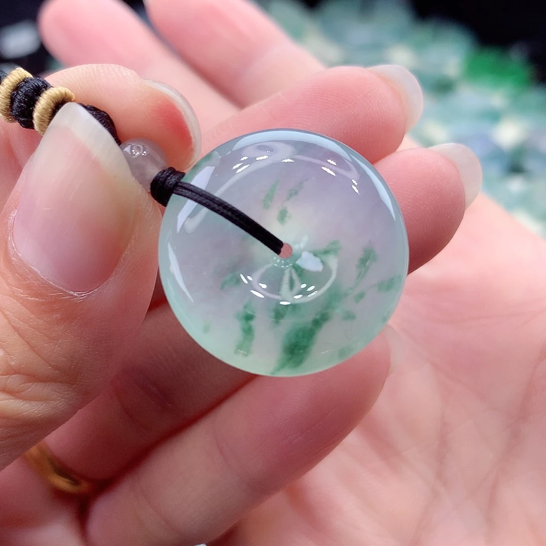 颈饰未镶嵌翡翠编号62尺寸23.7-6.2