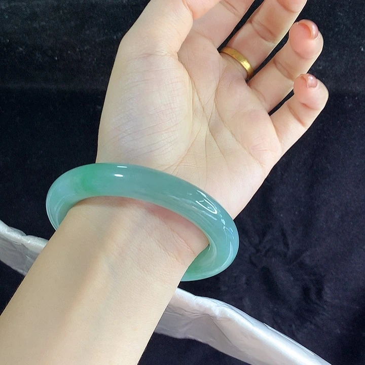 未镶嵌手镯翡翠58圈2710