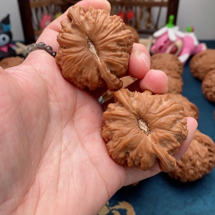 文玩核桃把件故***丑闷白45