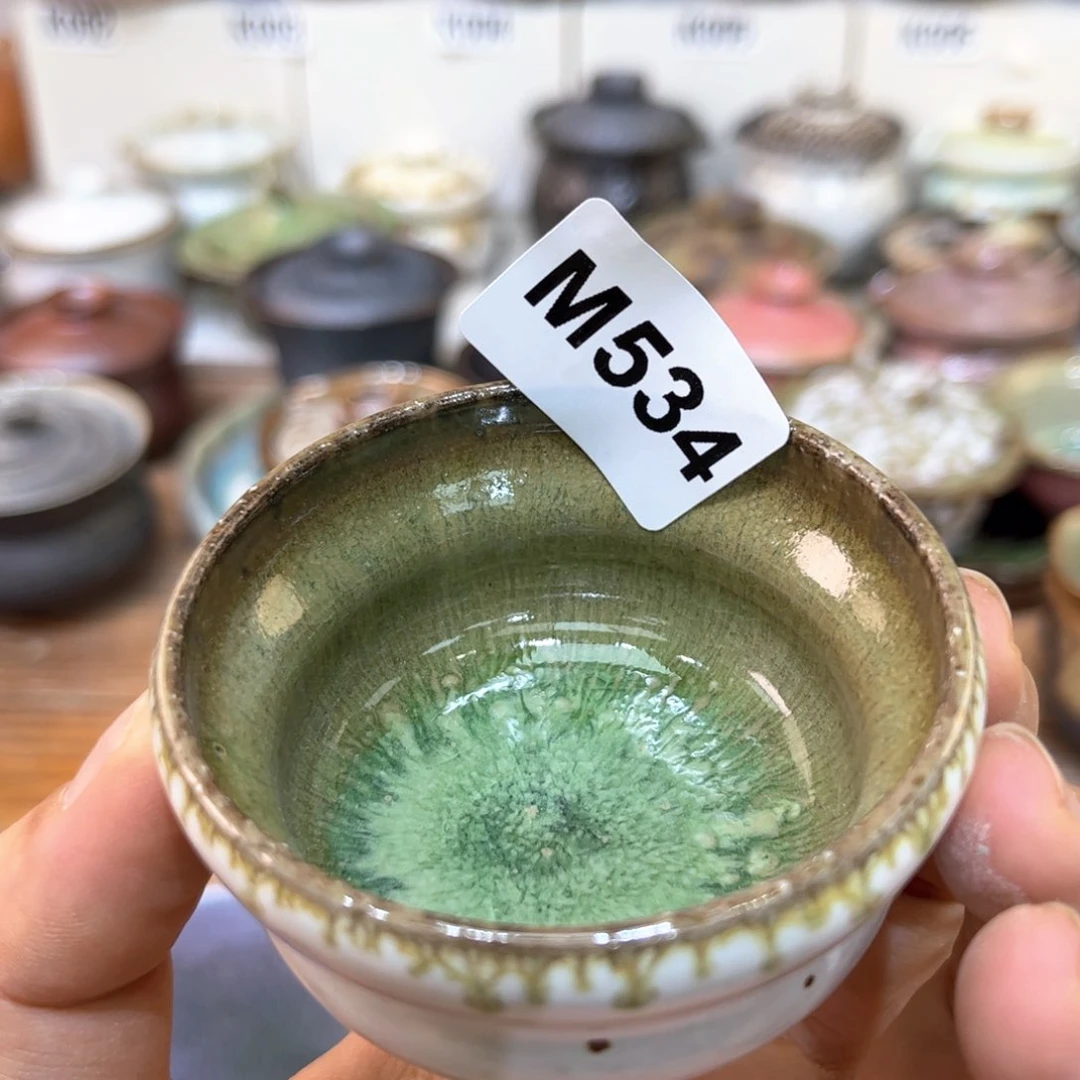 茶杯朱泥五**壳陶瓷艺术