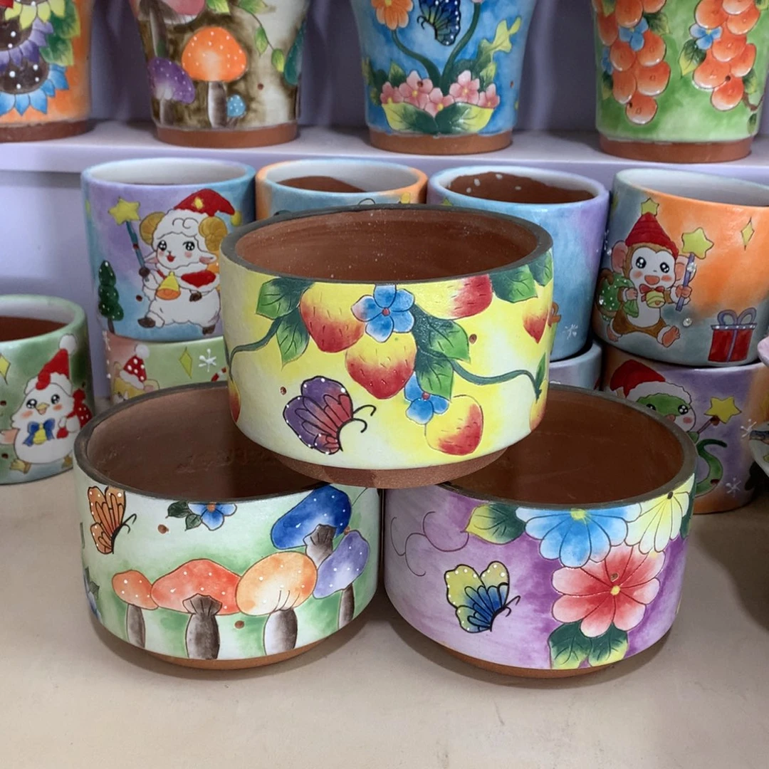 福利正品红陶花盆