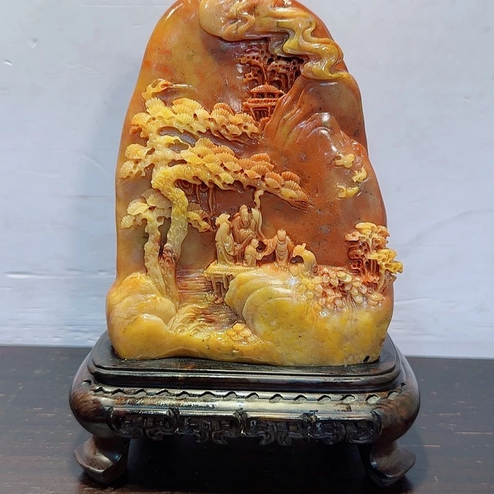 用***6寿山石寿山石摆件精品