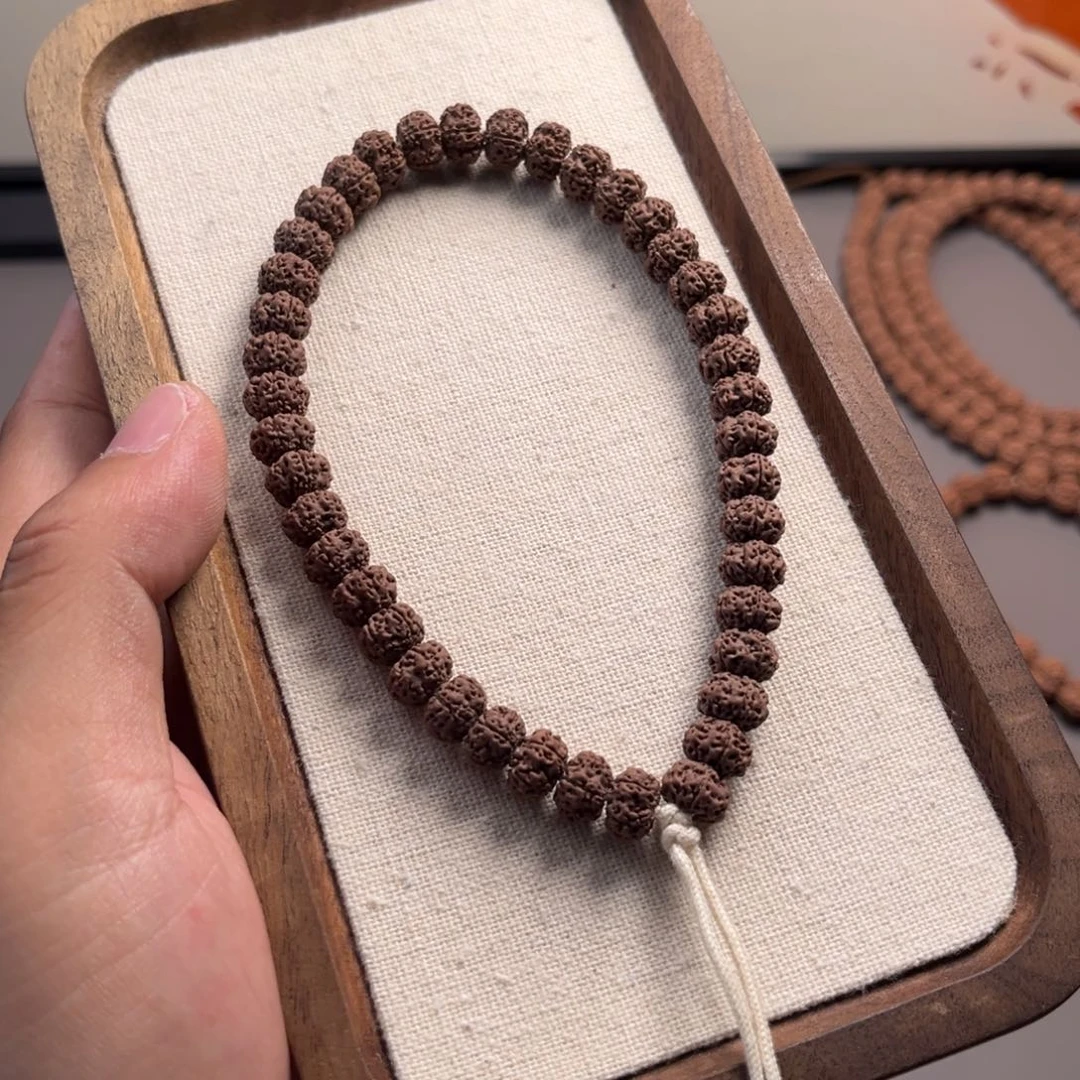 无***界手串金刚菩提原生态平细手持8.9