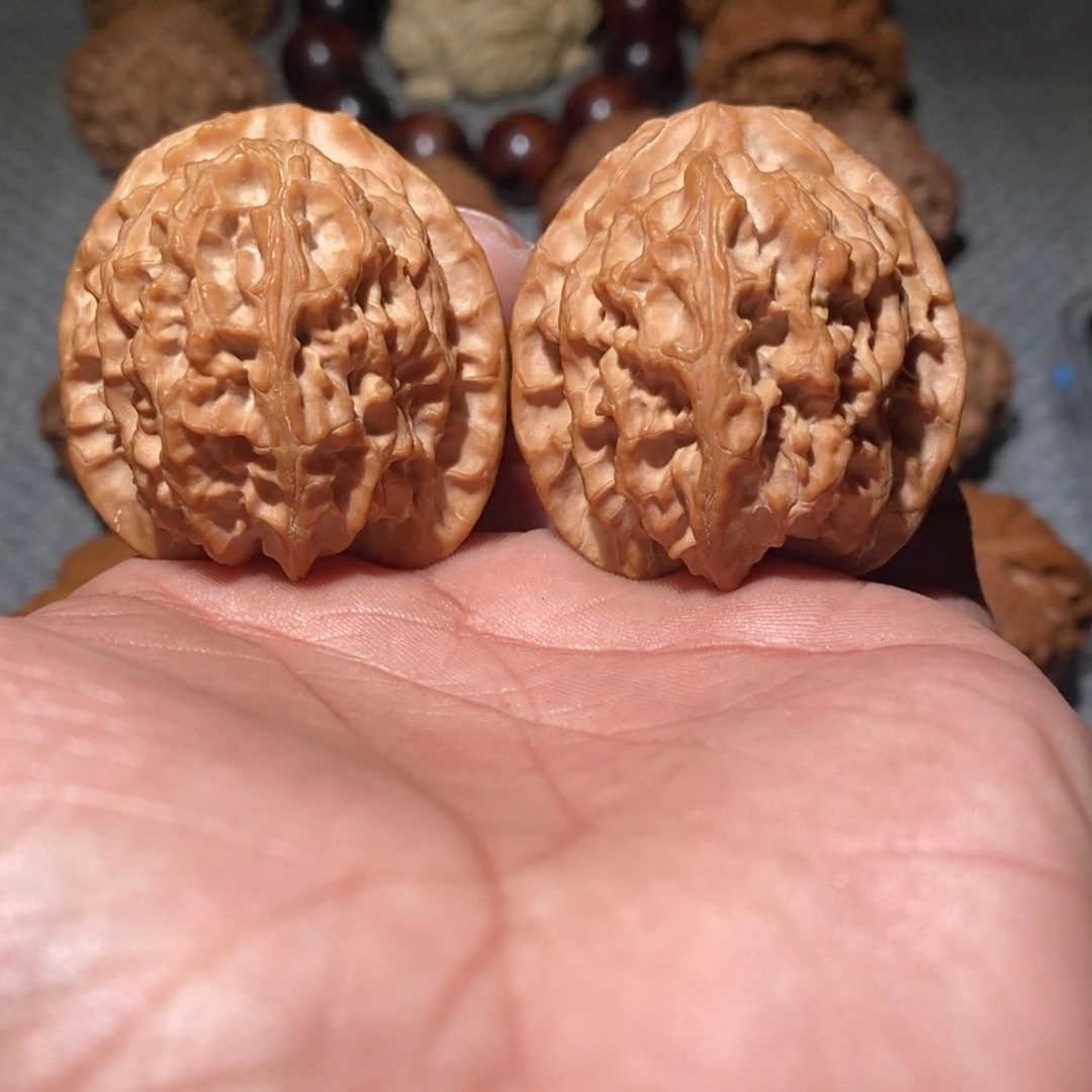 把件文玩核桃40苹果园。