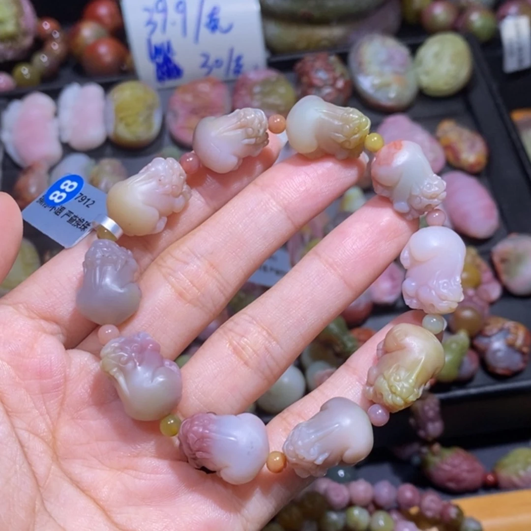 【闪购商品】未镶嵌手链玛瑙/玉髓盐源玛瑙貔貅