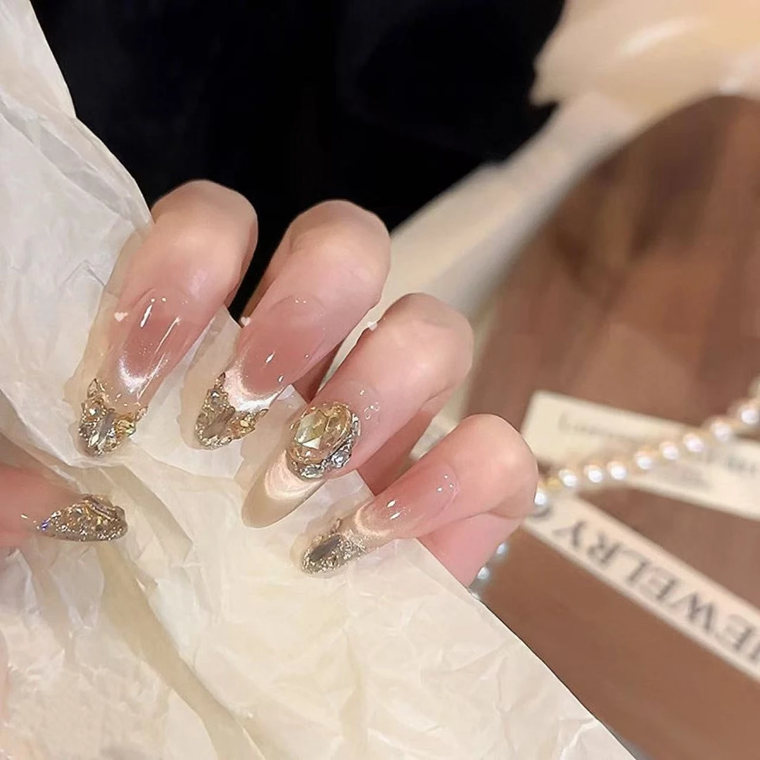 【千金】25年新款高品质纯手工穿戴甲气质手工甲