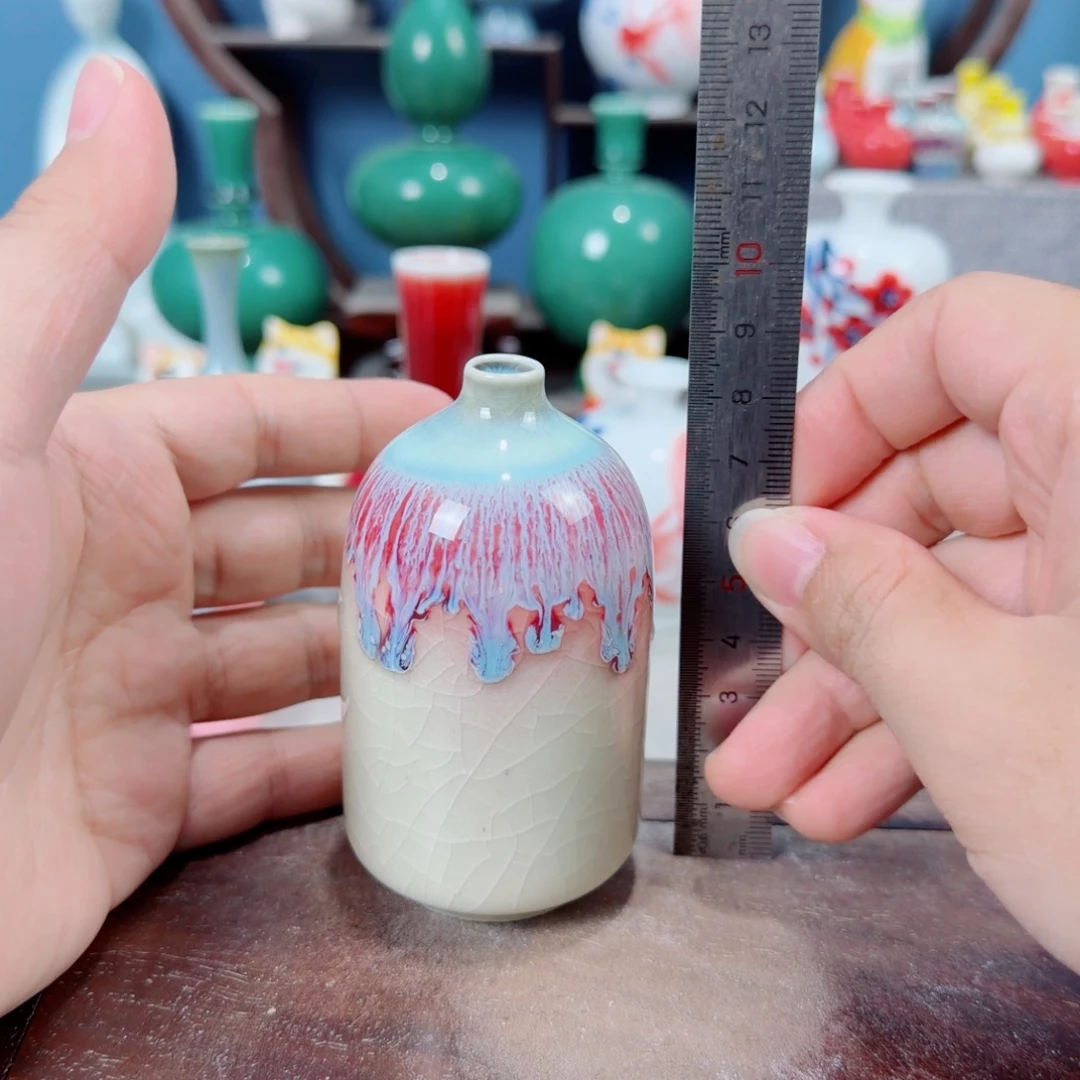 陶瓷手工小花器摆件