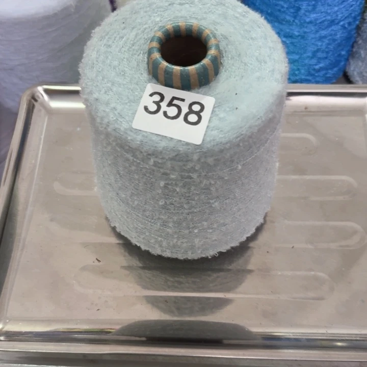织绣358浅蓝色圈圈