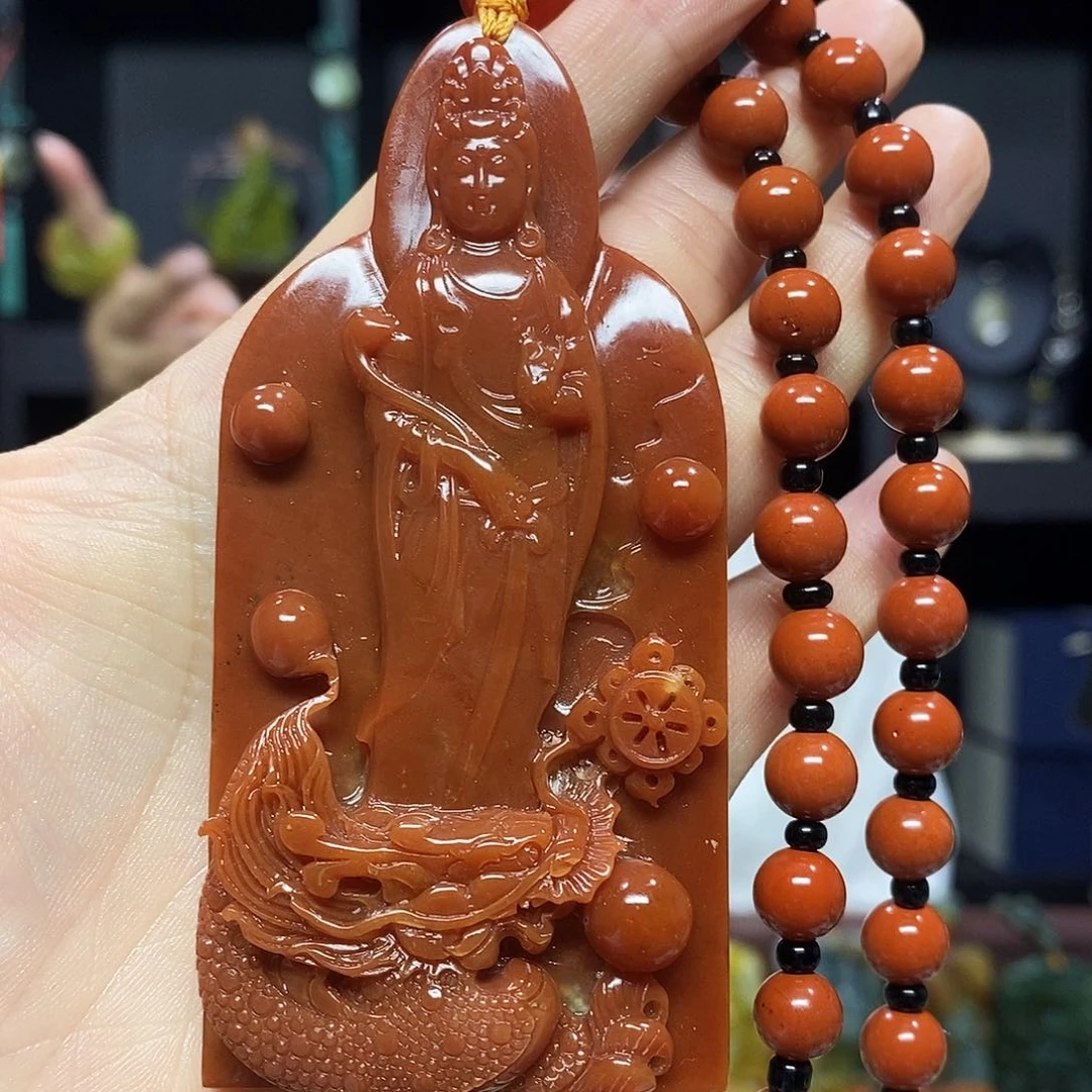 未镶嵌岫玉挂件吊坠