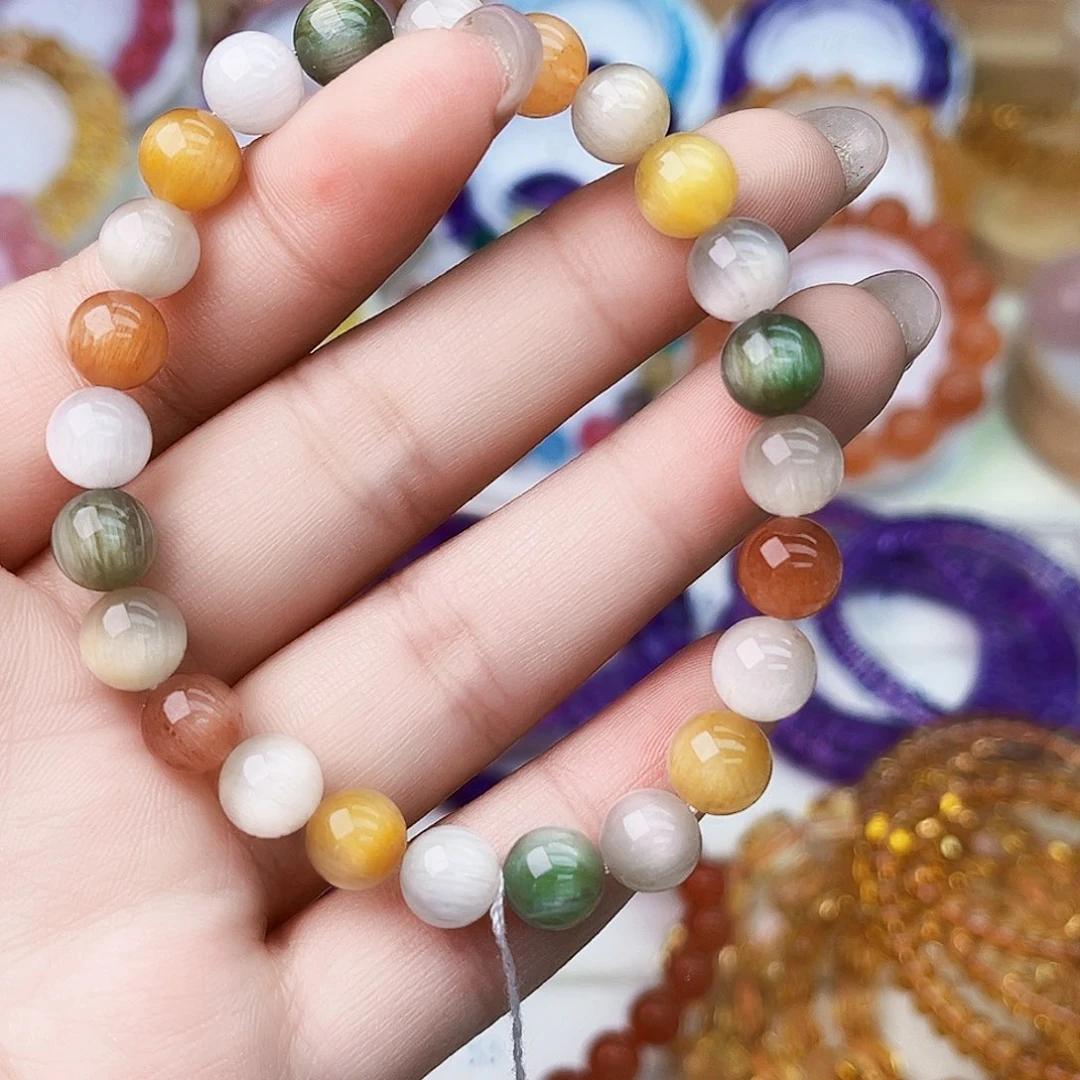 水晶手串未镶嵌天然