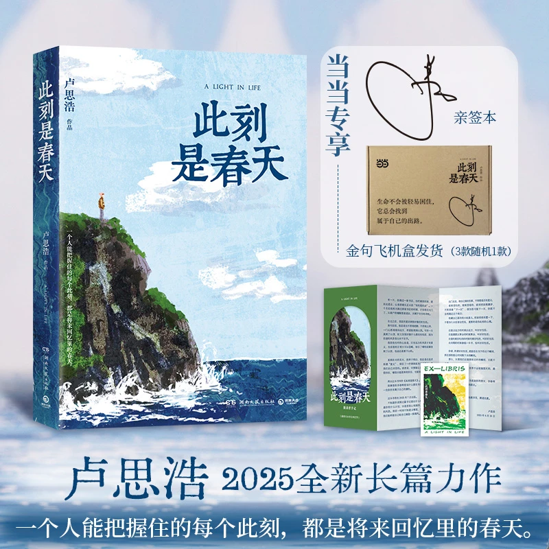 【赠折页+藏书票+金句飞机盒发货】此刻是春天 卢思浩2025全新力作