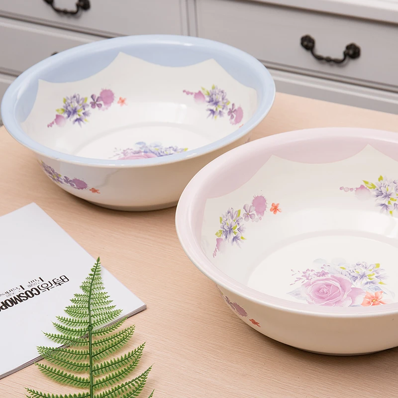 芙蓉润家搪瓷盆小号面碗怀旧洗脸盆加厚洗衣盆洗菜盆洗PP盆