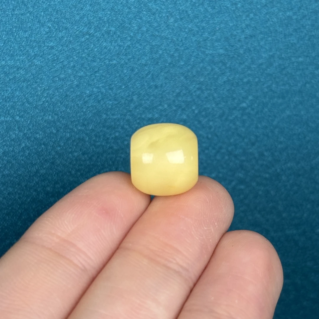 B9457天然原矿蜜蜡 微瑕老型12.7*11.7mm支持复检假一罚十