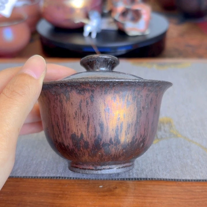 611黑砂传统工艺盖碗