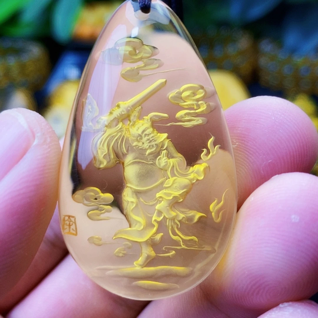 【闪购商品】金珀吊坠(不含链)未镶嵌