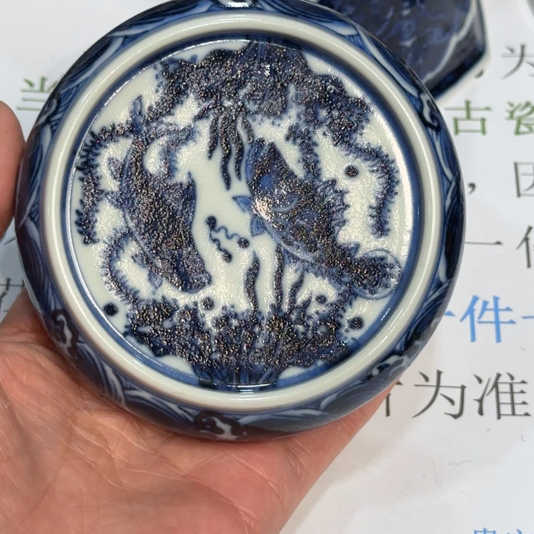 杯子瓷当代仿古精品全手工