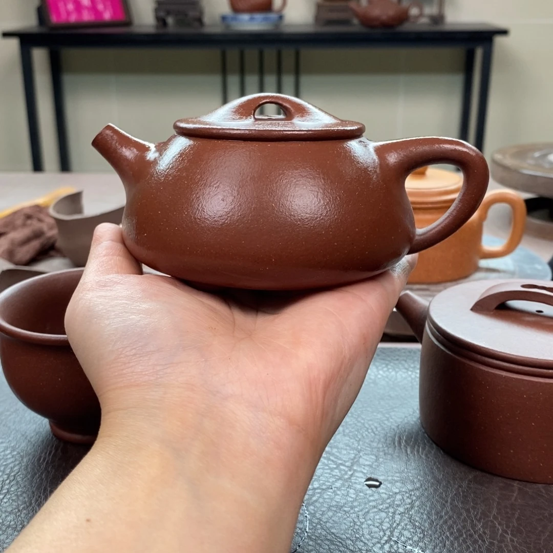 茶壶紫砂底槽清满瓢260cc全手➕底槽清杯子