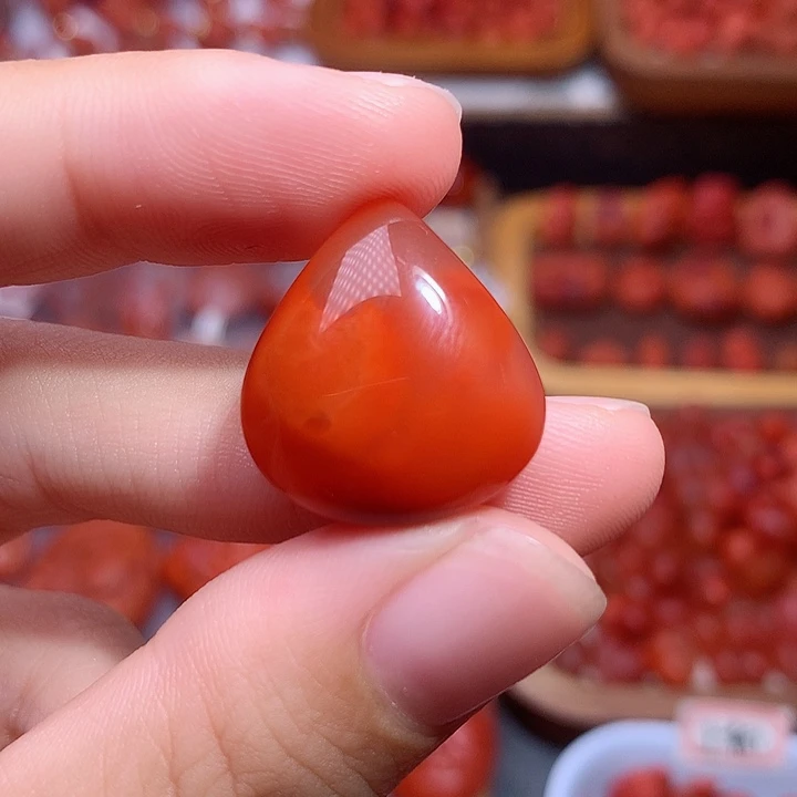 南红玛瑙未镶嵌南红水滴