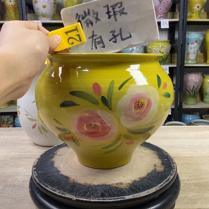 景德镇高温陶瓷花盆