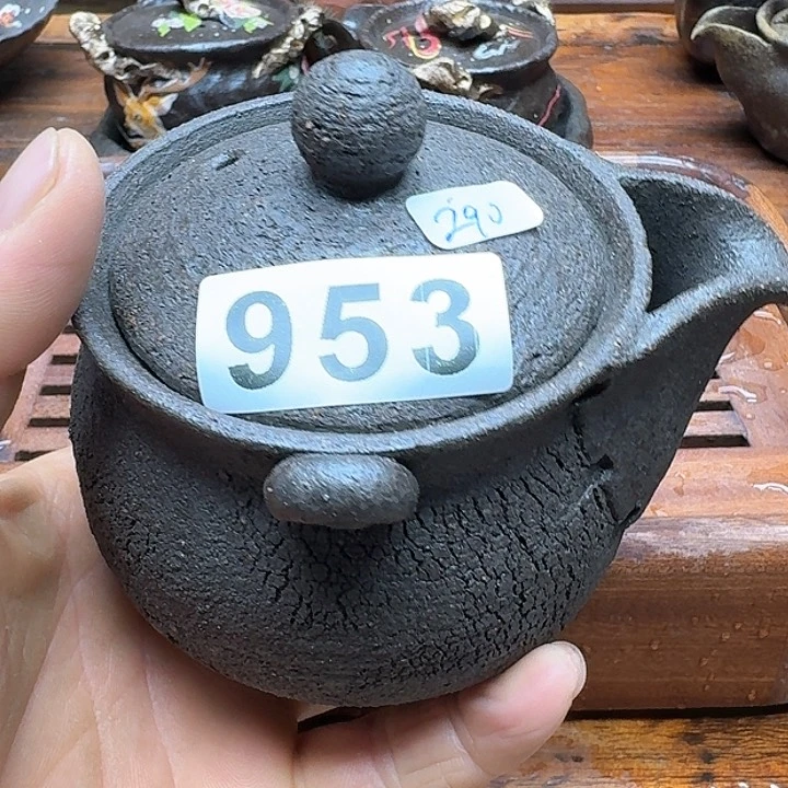 纯手工制作粗陶茶具