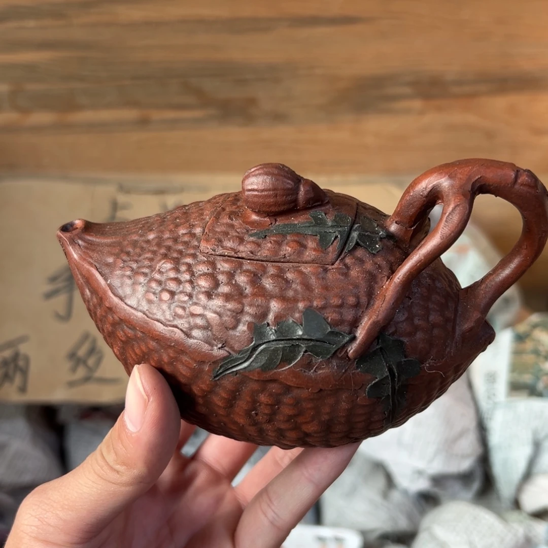 紫砂茶壶老厂紫砂壶一件！