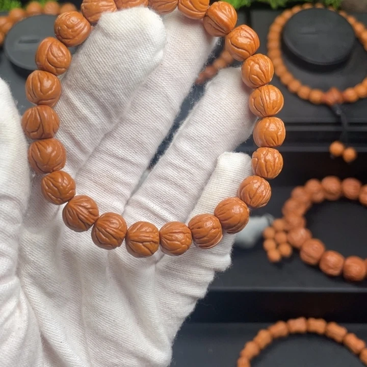 孤****木质类精品桃核单圈