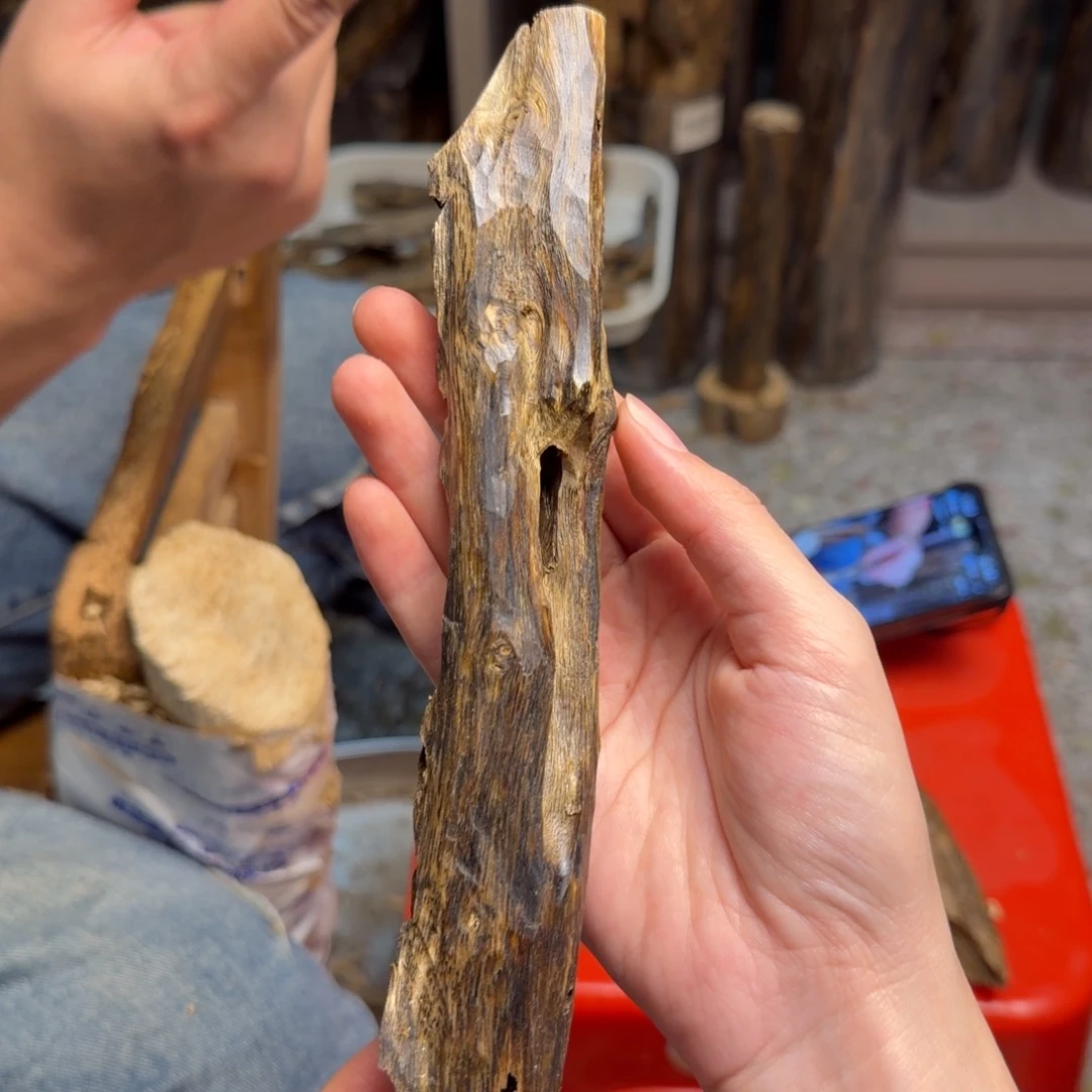 沉香碎屑沉香白棋块料38克