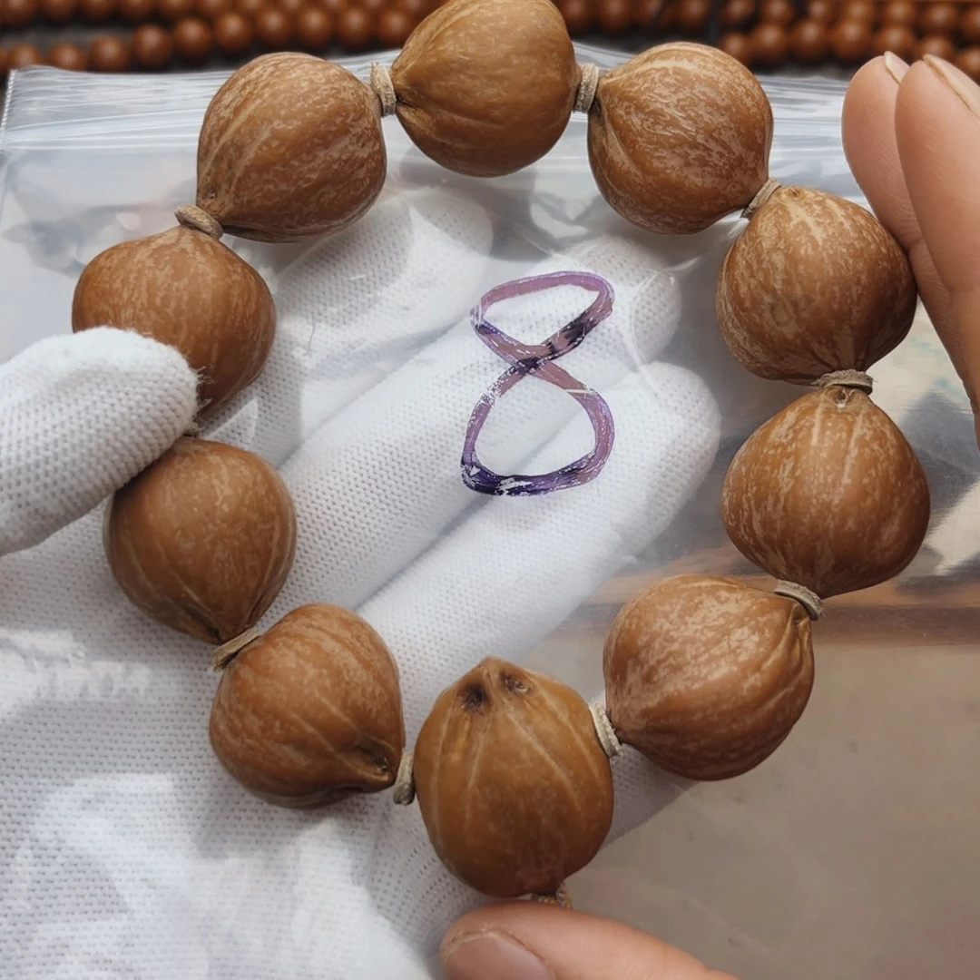 手串/手链橄榄核8号。2.45×2.5四花