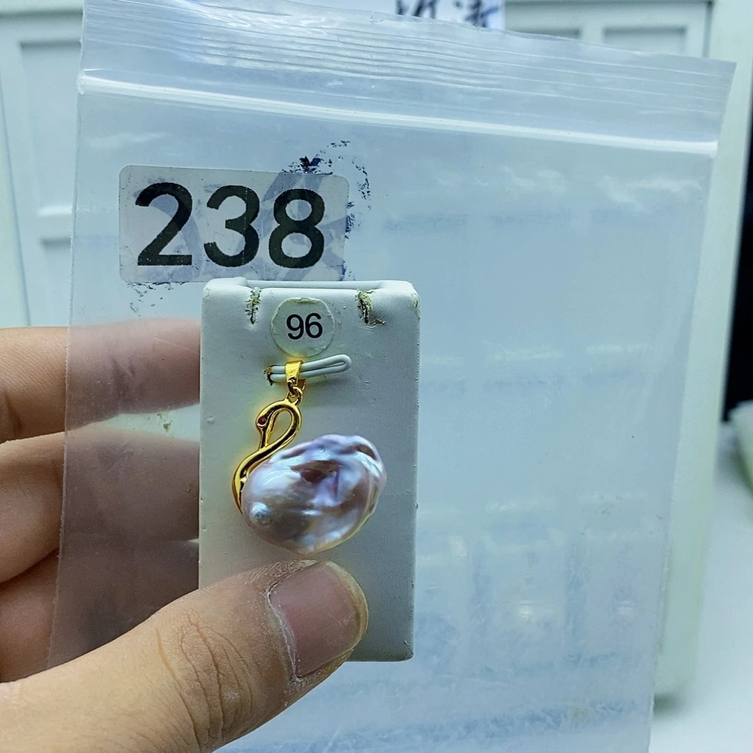 颈饰合金淡水珍珠
