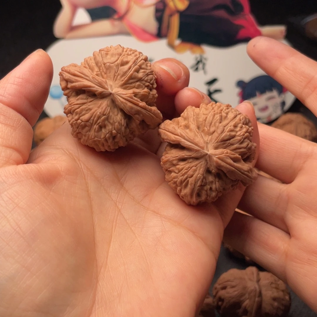 把件文玩核桃W 6 41 白狮子