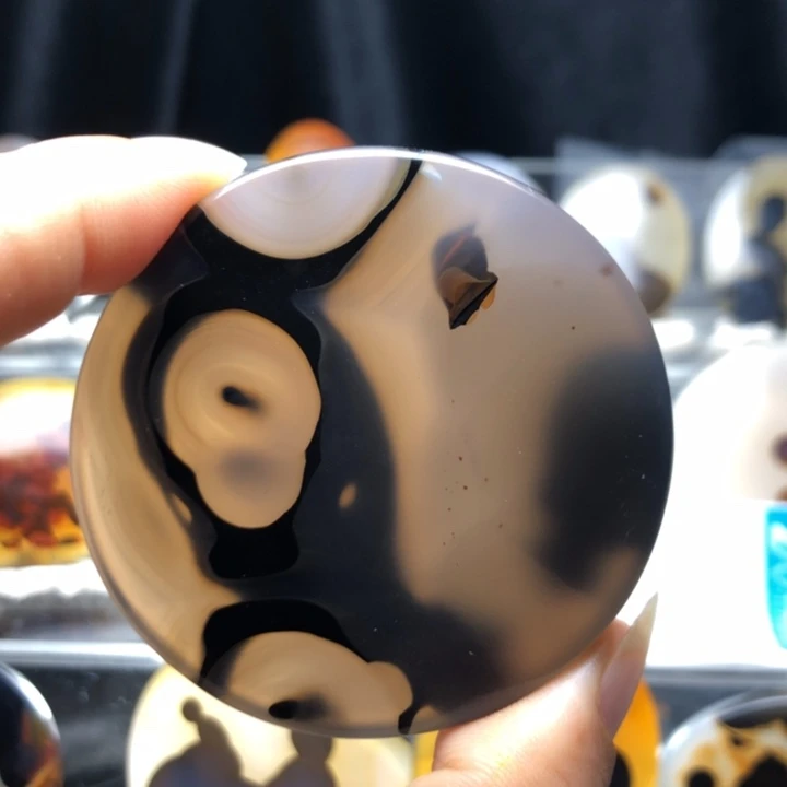 合金玛瑙/玉髓珠宝奇石15有瑕