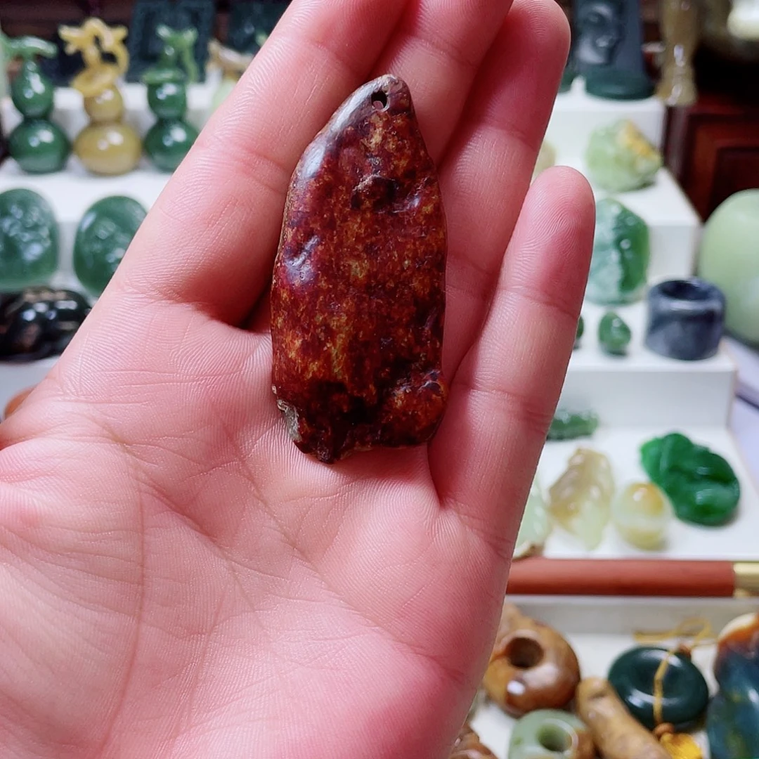 岫岩河磨玉（透闪石质玉）未镶嵌颈饰