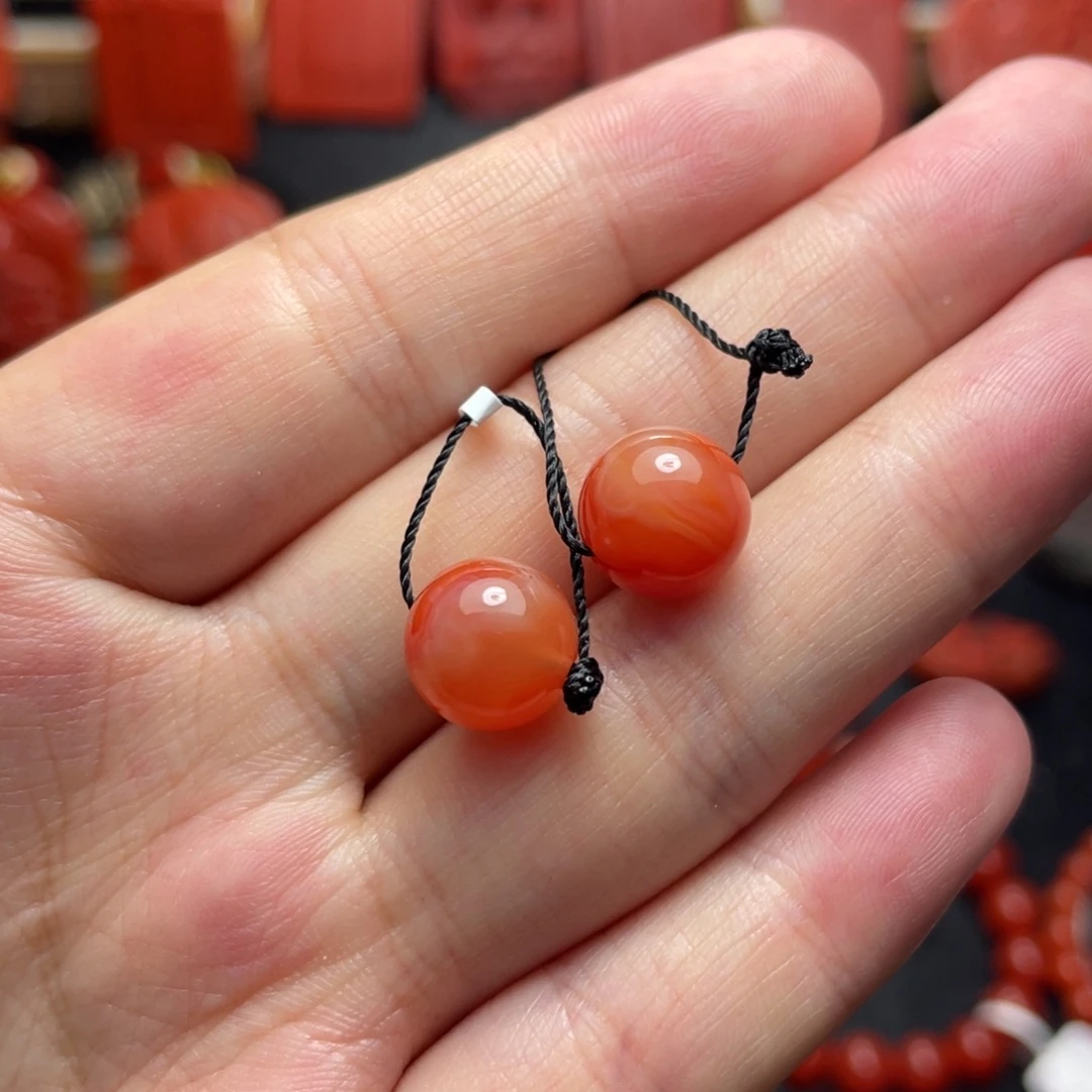 颈饰未镶嵌南红玛瑙10mm