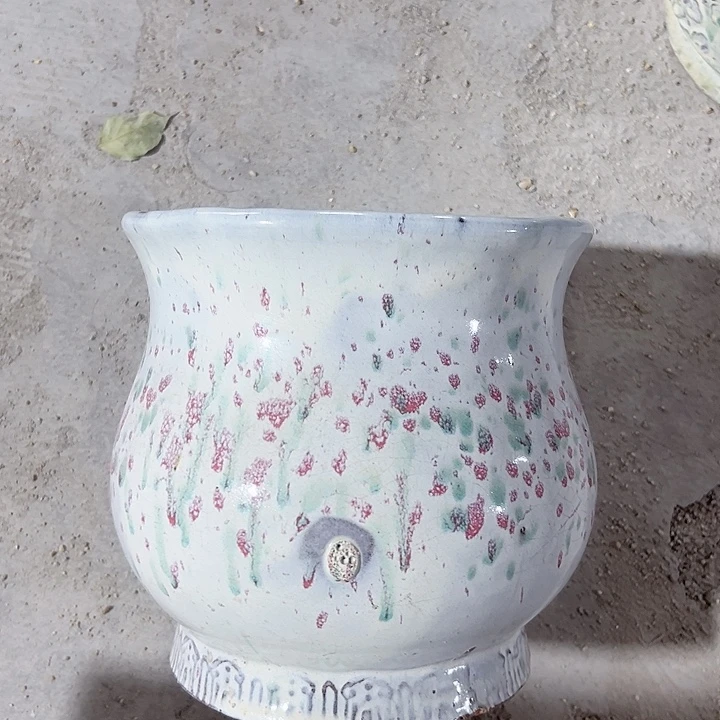 紫砂花盆高20口20