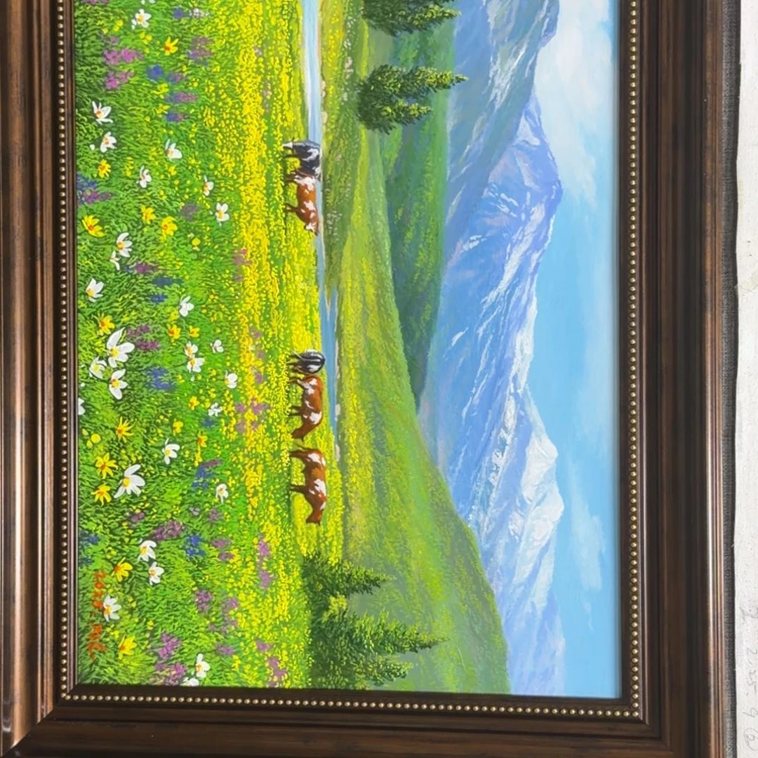 油画贵*升娃儿睡着啦吗我在
