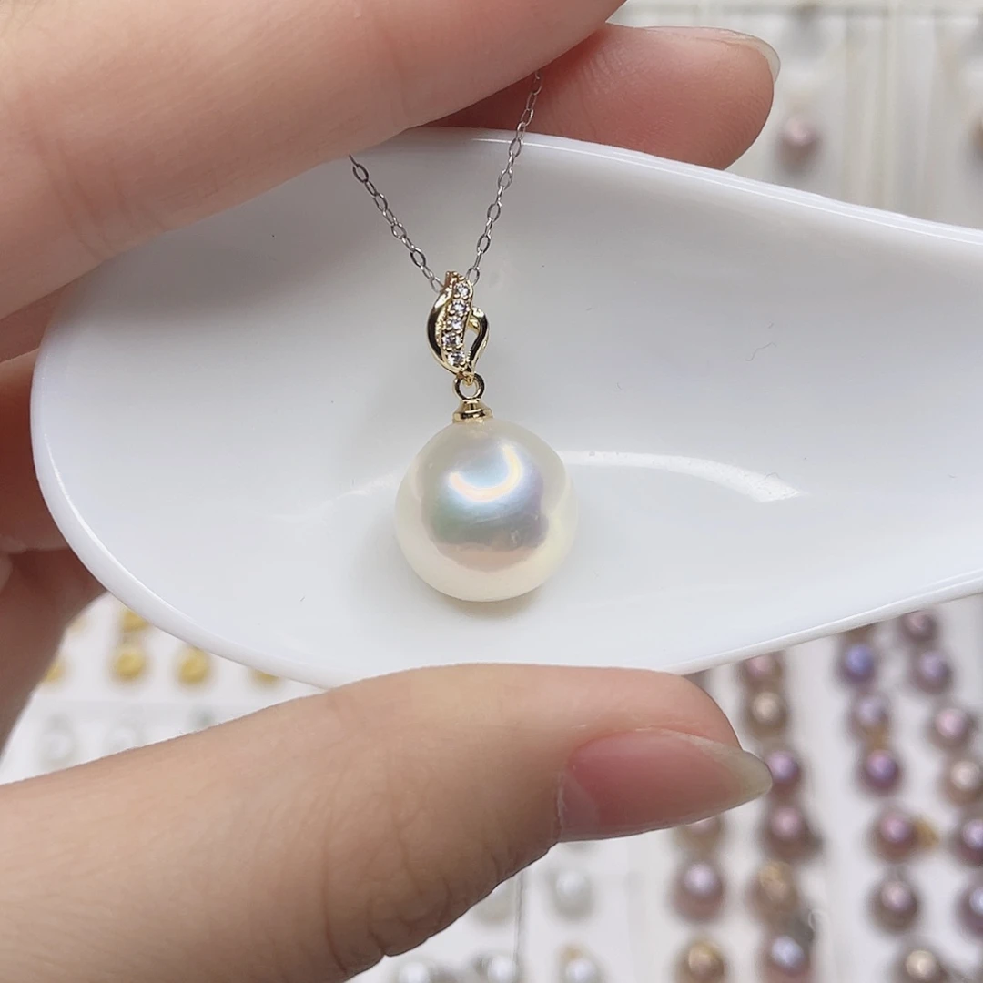 淡水珍珠合金吊坠(赠链)