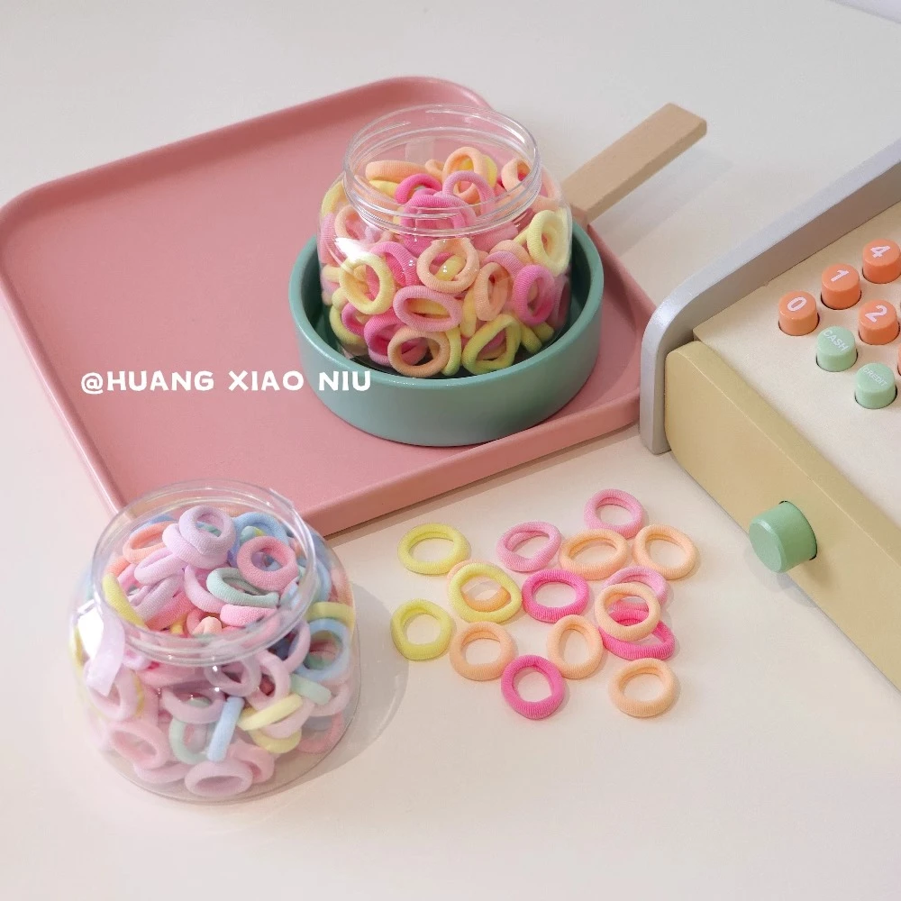 黄小妞宝宝小号毛巾圈韩版彩色可爱婴儿不伤发发圈扎头发头绳发饰