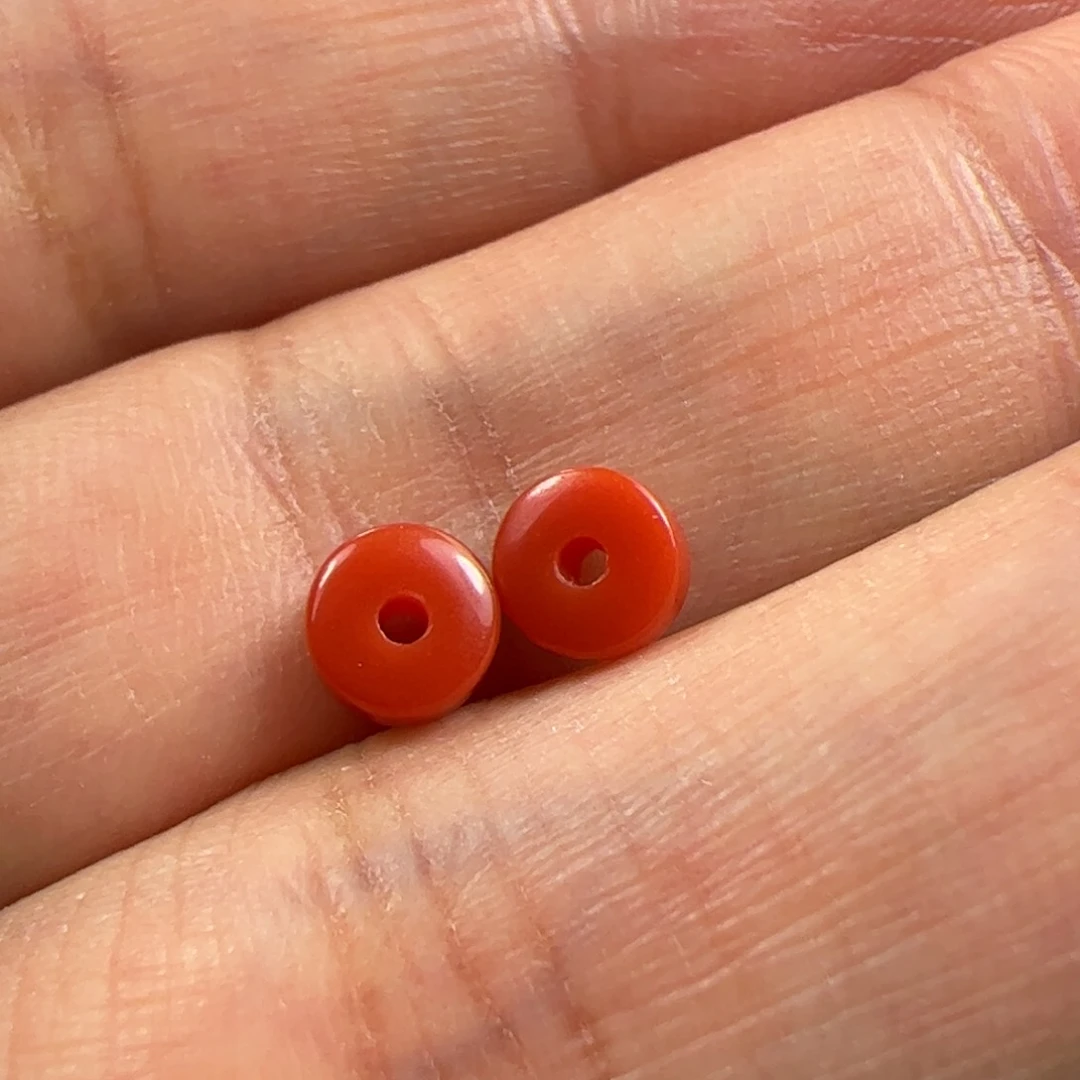 南红玛瑙隔片未镶嵌