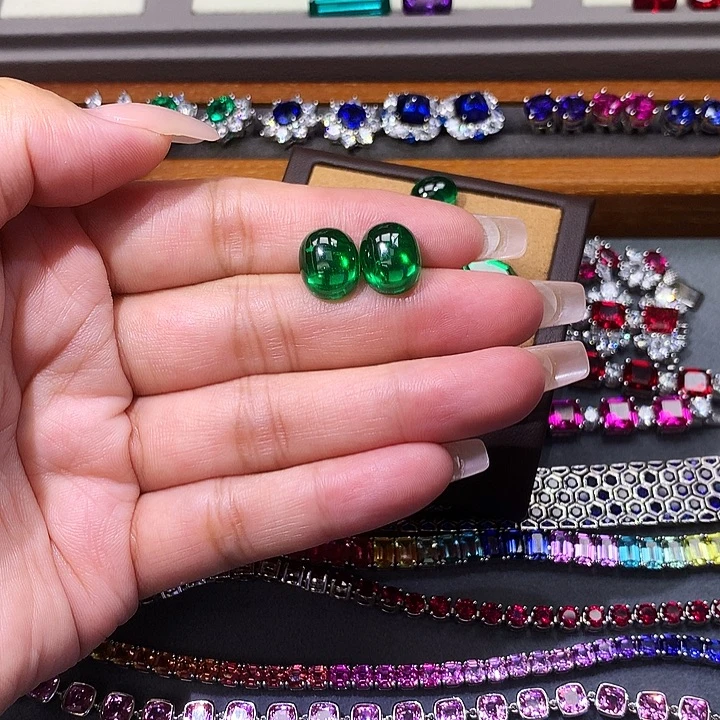 ～***～合成（培育）石榴石裸石