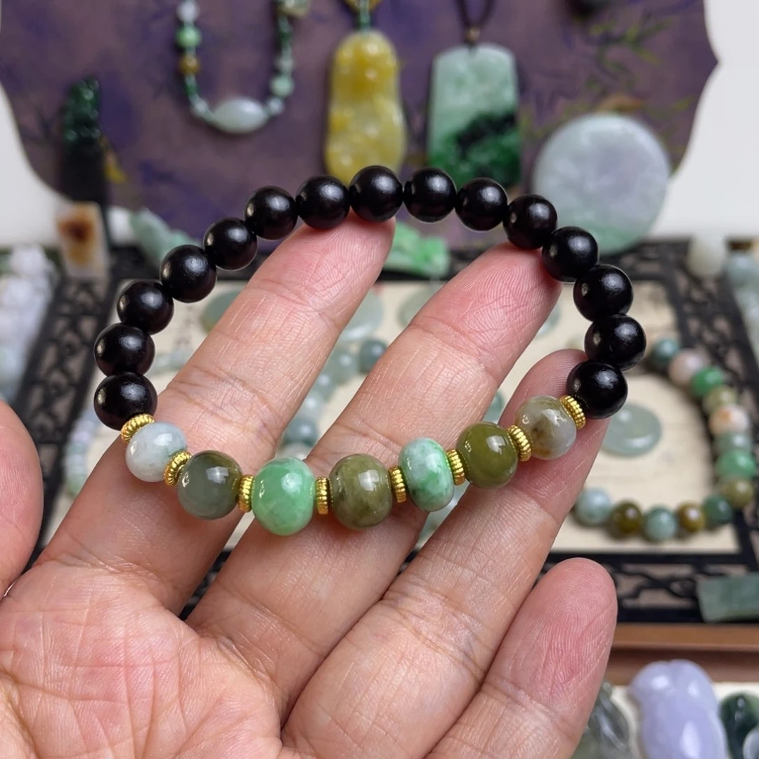 未镶嵌手链翡翠瑕疵特价手链