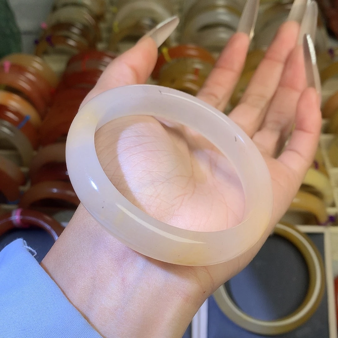 石英质玉（黄龙玉）未镶嵌手镯