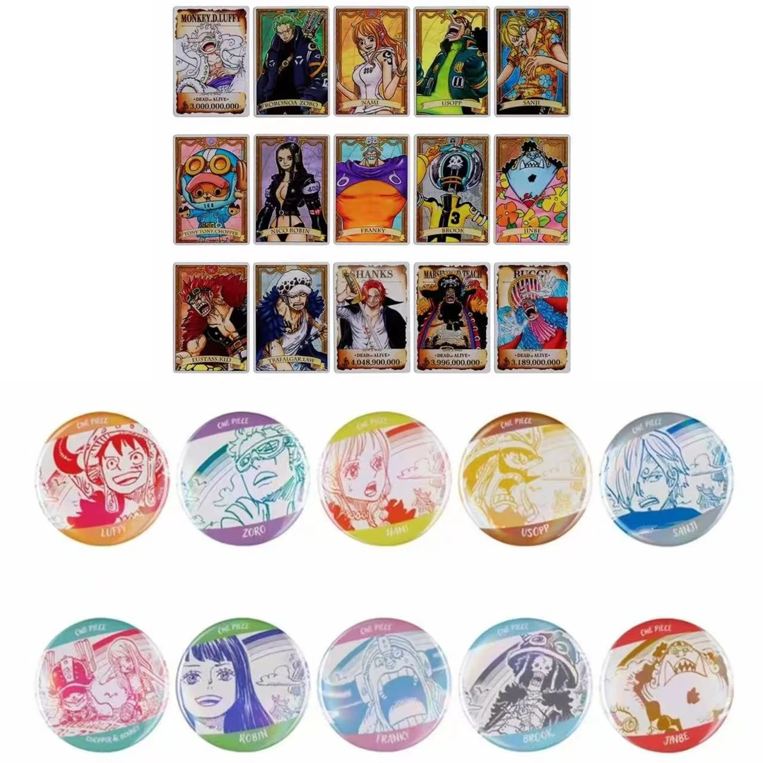【海贼王】29周年原画系列 数据卡吧唧方卡特典盲盒